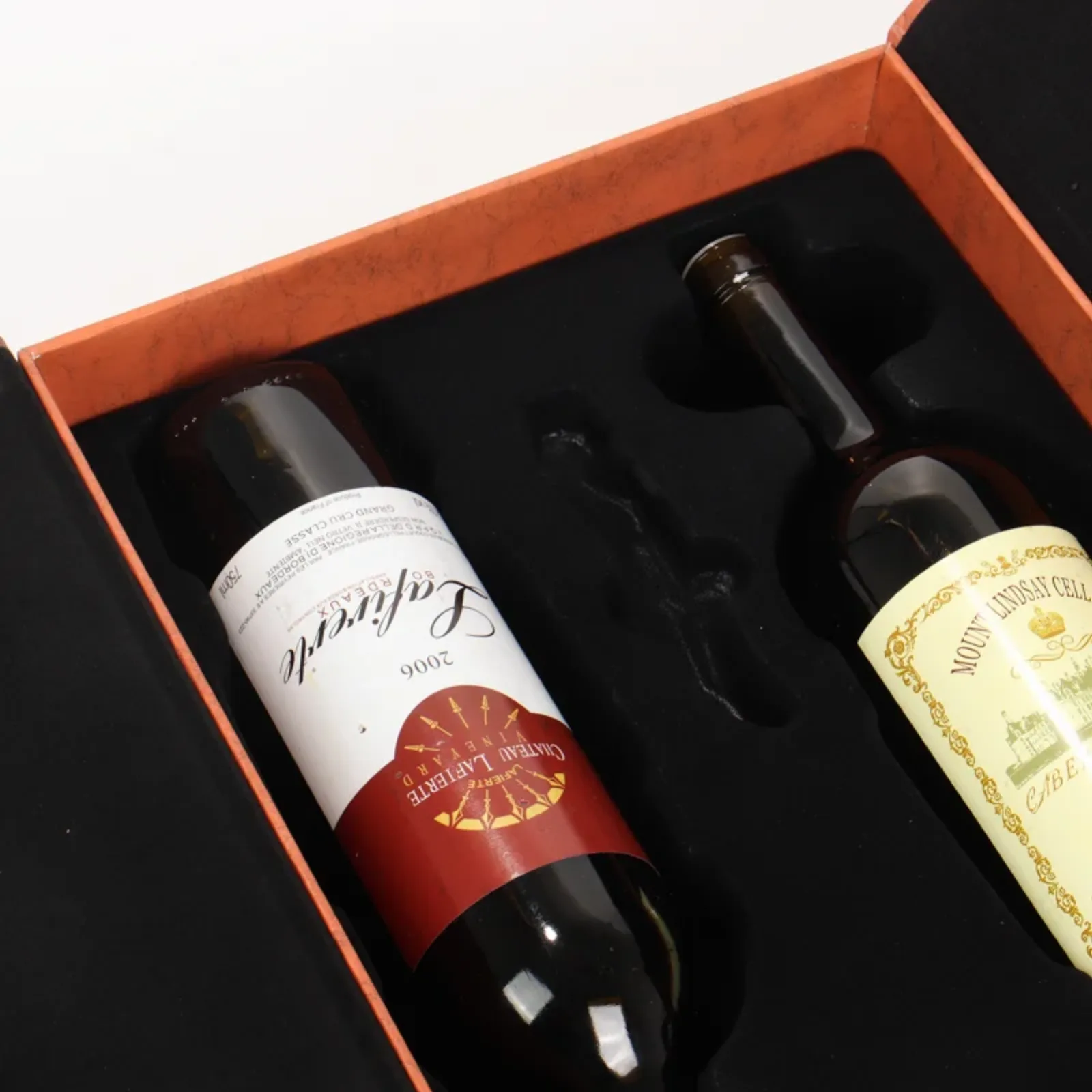 2-Bottle Cardboard Wine Gift Box 2